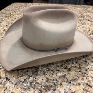 Stetson Gray Pastel 6x cowboy hat 7 1/2